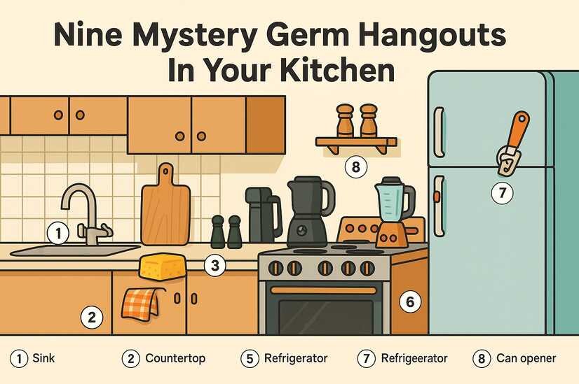 Kitchen Germ Hotspots – Bond Clean Expert Reviews